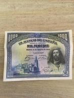 1000 peseta’s 1928, Enlèvement ou Envoi