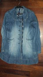 marithé françois girbaud, une longue veste en jeans t.12a, Kinderen en Baby's, Kinderkleding | Maat 152, Ophalen of Verzenden