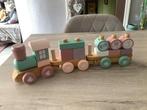 Little Dutch houten speelgoed trein (14x43 cm), Kinderen en Baby's, Ophalen of Verzenden, Zo goed als nieuw, Duw- of Trekspeelgoed