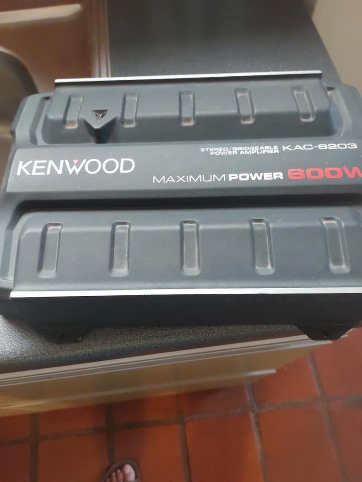 Kenwood Amplifier  KAC-6203 en Box Climax 500W voor in Auto, Audio, Tv en Foto, Stereoketens, Zo goed als nieuw, Ophalen