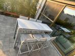 T & T design tuintafel op hoogte, Tuin en Terras, Tuinsets en Loungesets, Ophalen, Zo goed als nieuw