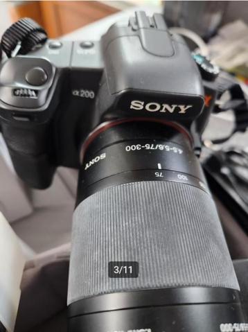 Sony Alpha A200 disponible aux enchères