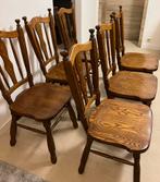 6 chaises en bois massif Très bon état, Maison & Meubles, Chaises, Enlèvement, Bois