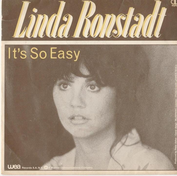 45T vinyl single van Lina Ronstadt, Cd's en Dvd's, Vinyl | Pop, Gebruikt, 1960 tot 1980, Overige formaten, Ophalen of Verzenden