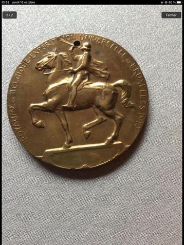 EXPO 1910-MEDAILLE beschikbaar voor biedingen