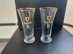 Jupiler Nr 5 fluitjes glazen, Ophalen of Verzenden, Zo goed als nieuw, Glas of Glazen, Jupiler