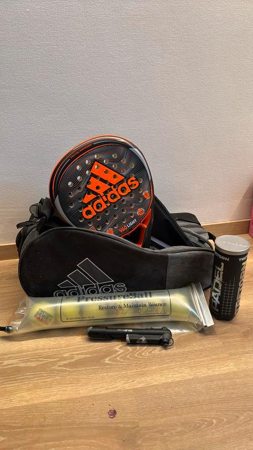 Padel set (betere klasse), Sport en Fitness, Padel, Gebruikt, Ophalen