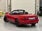 Mazda MX-5 1.6i 16v NA | Sportuitlaat | Leder | Mooie staat, Auto's, Achterwielaandrijving, Zwart, 4 cilinders, Cabriolet