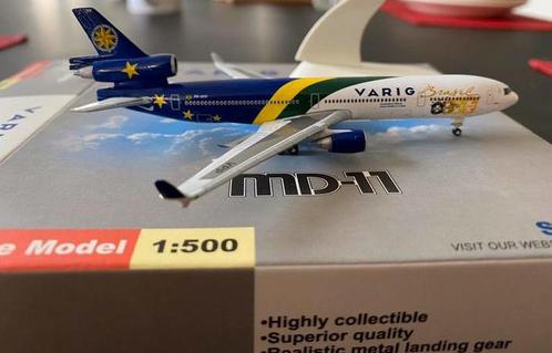 Varig Brasil MD-11 Starjets (Herpa Wings)1/500, Collections, Aviation, Comme neuf