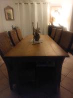 6 chaises salle à manger en rotin en très bon état, Maison & Meubles, Osier ou Rotin, Comme neuf, Brun, Enlèvement