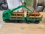 Speelgoed vrachtwagen met boomstammen (73x35 cm), Ophalen of Verzenden, Zo goed als nieuw