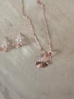 Set klavertjes ketting met oorbellen., Enlèvement ou Envoi, Or, Or