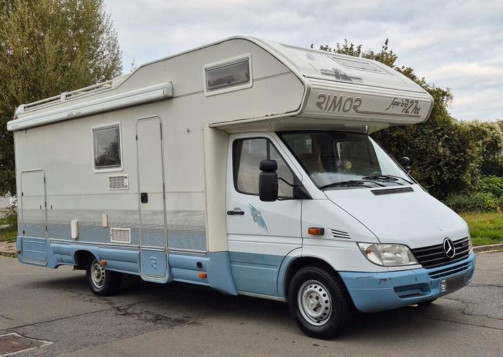 Mercedes 313 cdi Rimor superbrig, Caravans en Kamperen, Mobilhomes, Particulier, tot en met 6, Alkoof, Mercedes-Benz, Mercedes