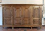 Kwaliteitsvolle eiken dressoir, Huis en Inrichting, Kasten | Dressoirs, Ophalen, Eikenhout, 200 cm of meer, Met deur(en)