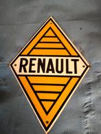 Reclame bord Renault , zeer oud . Emaille 20 op 30 cm, Verzamelen, Ophalen of Verzenden