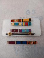 Barrettes décoration, divers insignes Armée Belge., Collections, Enlèvement ou Envoi