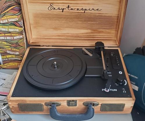 Tourne-disques portable malette platine bluetooth, Audio, Tv en Foto, Platenspelers, Zo goed als nieuw, Ophalen of Verzenden