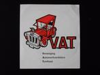 jaren '70 sticker VAT Vereniging Automerkverdelers Turnhout, Ophalen of Verzenden, Auto of Motor