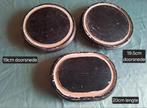 Houten plateau's voor onder glazen stolpen, Antiek en Kunst, Ophalen of Verzenden