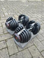 Verstelbare dumbells van 2kg tot 24kg, Sport en Fitness, Fitnessmaterialen, Ophalen, Zo goed als nieuw