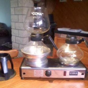 Vintage koffiezetapparaat „CONA”