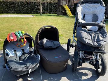 Kinderwagen 3 in 1, Enlèvement, Utilisé, Poussette, Avec siège auto