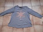 Grijs shirt met lange mouwen, maat 44/46, Ophalen of Verzenden, Zo goed als nieuw, Grijs