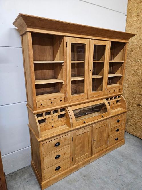 Prachtige massief teakhouten grutterskast 190cm topstaat, Huis en Inrichting, Kasten | Buffetkasten, Zo goed als nieuw, Ophalen