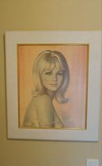 Vintage retro schilderij, Antiek en Kunst, Kunst | Schilderijen | Modern, Ophalen