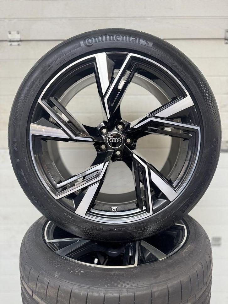 DEMO 22” AUDI Q7 RSQ7 Q8 RSQ8 ETRON VELGEN ZOMERBANDEN ORIG, Auto-onderdelen, Banden en Velgen, Banden en Velgen, Zomerbanden