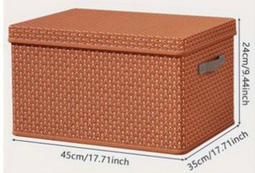 Grand rangement pliable avec couvercle beschikbaar voor biedingen