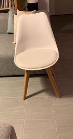 Witte kuipstoelen, 5 stuks, Ophalen, Zo goed als nieuw