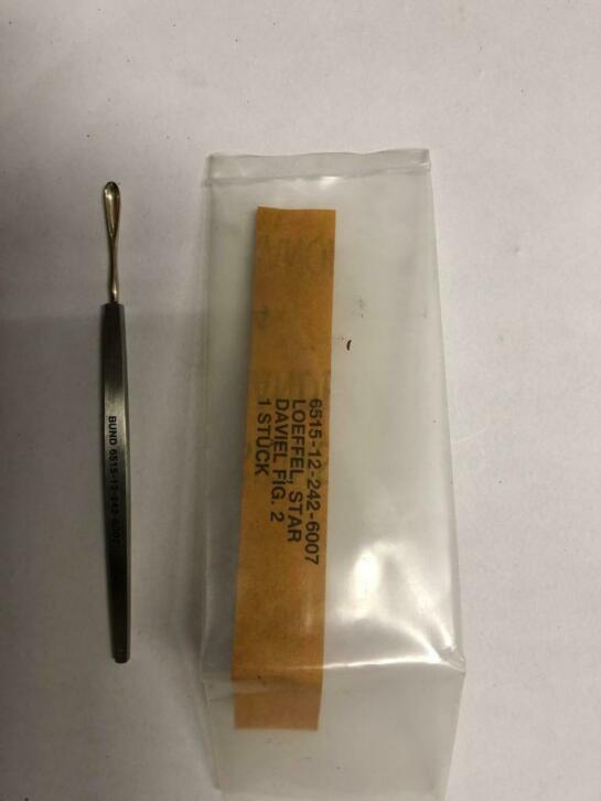 Scherpe lepel, medisch instumentarium orthopedie, Diversen, Braces