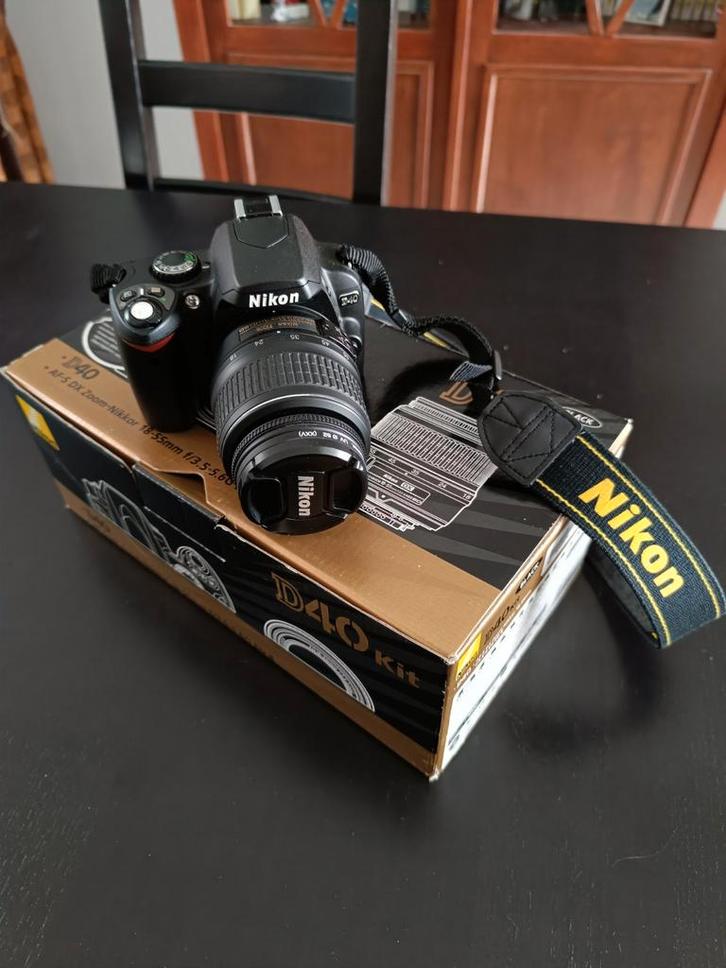 Nikon D40, Audio, Tv en Foto, Fotocamera's Digitaal, Gebruikt, Spiegelreflex, Nikon, Minder dan 4 keer, Ophalen