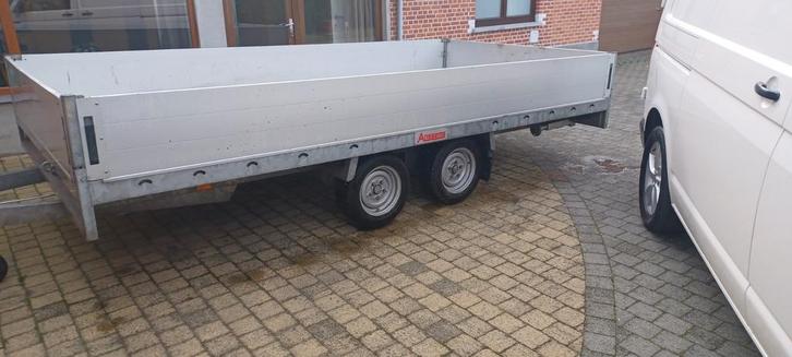 Bijna nieuwe autotrailer Anssems msx 2700kg, Auto diversen, Aanhangers en Bagagewagens, Zo goed als nieuw, Ophalen