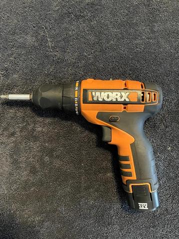 Worx 12V Schroefmachine, Enlèvement, Utilisé, Foreuse et Perceuse