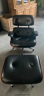 Eames lounge chair met ottoman, Huis en Inrichting, Fauteuils, Ophalen, Gebruikt, Eames