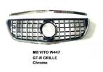 Mercedes-Benz VITO W447| GT-R GRILLE | 2014-2024 | CHROME, Voor, Mercedes-Benz, Nieuw, Ophalen of Verzenden