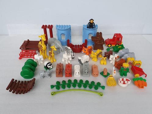 Lot Lego Duplo met 23 dieren en attributen, Kinderen en Baby's, Speelgoed | Duplo en Lego, Gebruikt, Duplo, Ophalen of Verzenden