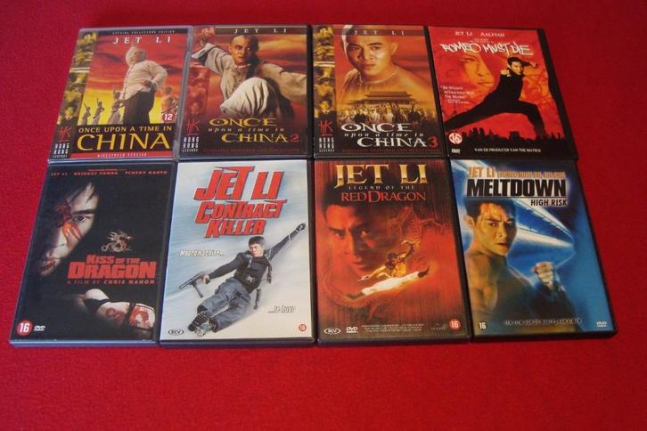 13 dvd's met jet li, Cd's en Dvd's, Dvd's | Actie, Actie, Ophalen of Verzenden