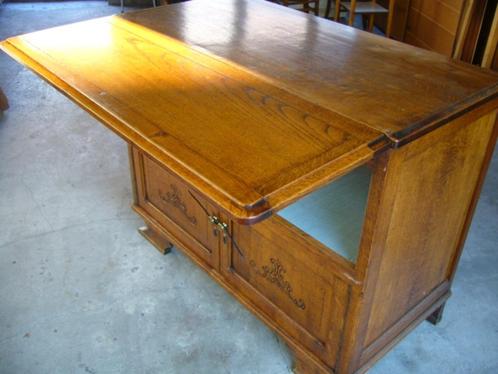 Massief Eiken dressoir bureau kast, Huis en Inrichting, Kasten | Secretaires, Gebruikt, Ophalen