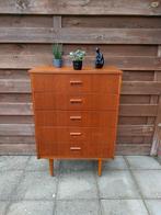 Meuble commode scandinave vintage, Comme neuf, Teck, Enlèvement ou Envoi