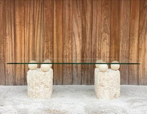 Mactanstone coffeetable, Antiek en Kunst, Antiek | Meubels | Tafels, Ophalen