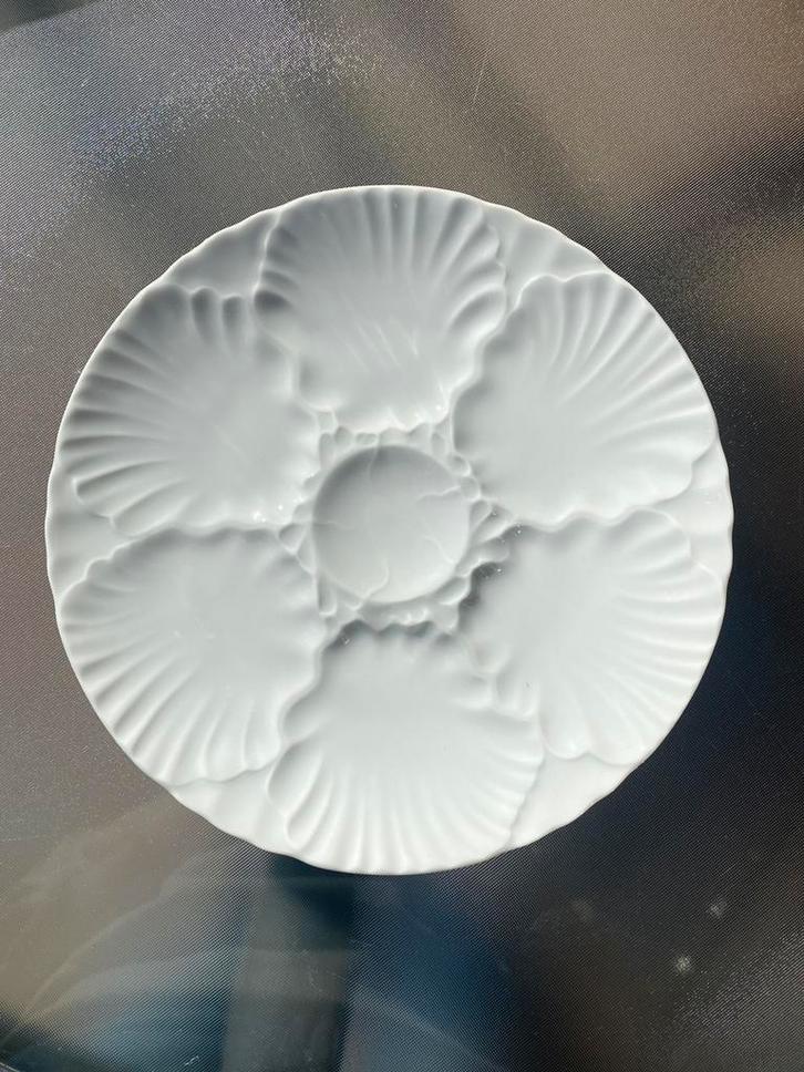 Assiettes à huîtres Bareuther, Maison & Meubles, Cuisine | Vaisselle, Comme neuf, Assiettes(s), Uni, Porcelaine, Enlèvement