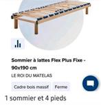 King of the Mattress-bed op uitneembare poten 90/190 nieuw, Huis en Inrichting, Slaapkamer | Bedden, Ophalen, Zo goed als nieuw