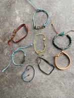 Lot armbandjes 8 armbanden trekkoordje, Ophalen of Verzenden