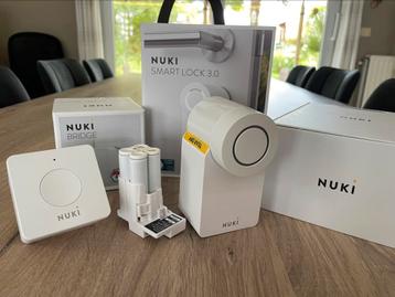 Nuki 3.0 smartlock (nieuw!) + bridge + power pack beschikbaar voor biedingen