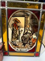 Gebrandschilderd glas in lood “der Advocat”, Antiek en Kunst, Ophalen