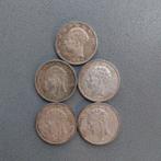 Lot 5x Pieces de monnaie / 50 Francs / Leopold III / Argent, Enlèvement ou Envoi, Monnaie en vrac, Argent, Argent