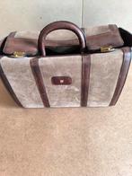 Sac vintage en cuir et en daim marron, Enlèvement ou Envoi